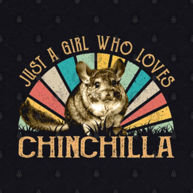 Just A Girl Who Loves Chinchilla Bliss, Fashion Forward Tee Delight by Chocolate Candies